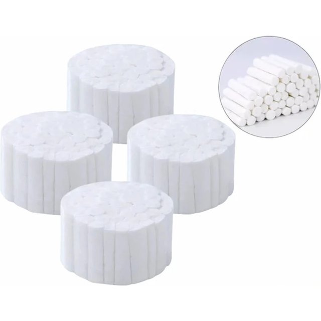 200pcs1000pcs Disposable Dental Medical Surgical Cotton Rolls Tooth Gem High-purity Cotton Roll Dentist Supplies Teeth Whitening