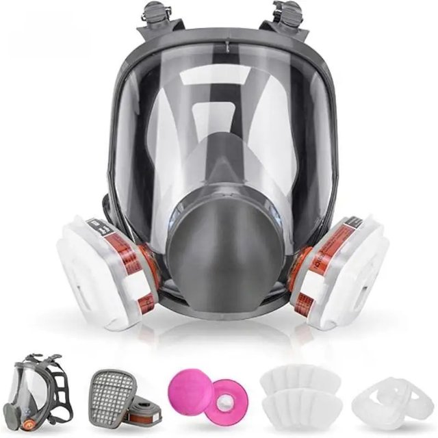 SJL 27 In 1 6800 Industrial Painting Spraying Respirator Gas Mask 3 In 1 Suit Safety Work Filter Dust Full Face Mask Gas mask