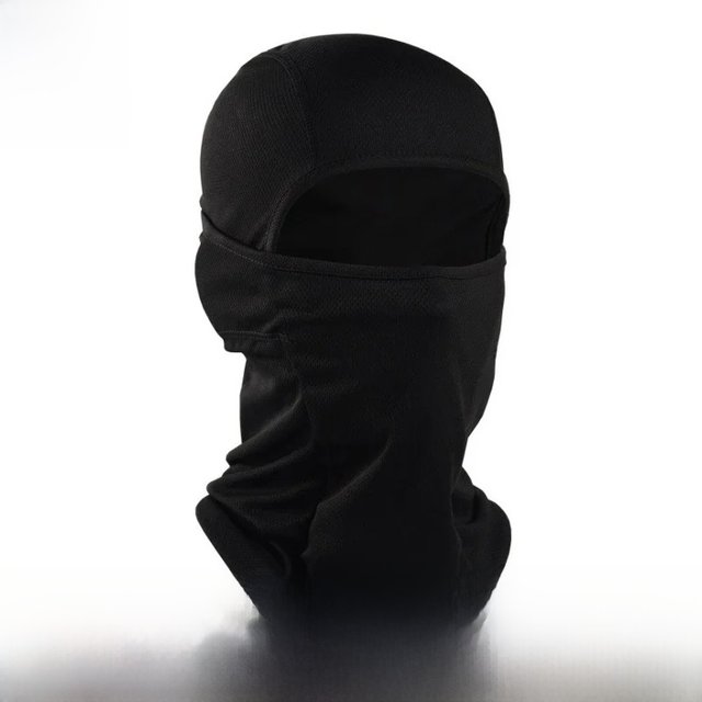 Musion Black Mesh Breathable Balaclava Motorcycle Face Mask Headwear for Training of Cycling Outdoor Sport