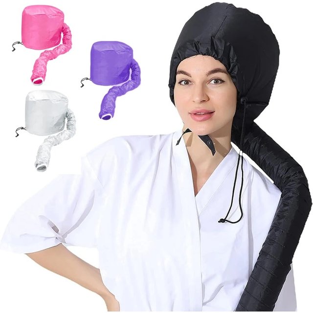 Portable Hair Drying Cap Blowers Hair Dryer Heating Treatment Cap Quick Drying Home lazy people Care Perm hair drying hood