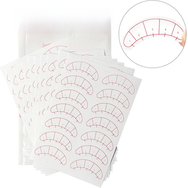 70/140 Pairs Lash Mapping Stickers Under Eye Positioning Eyelash Extension Makeup Tools Extension Practice Eye Pads Paper