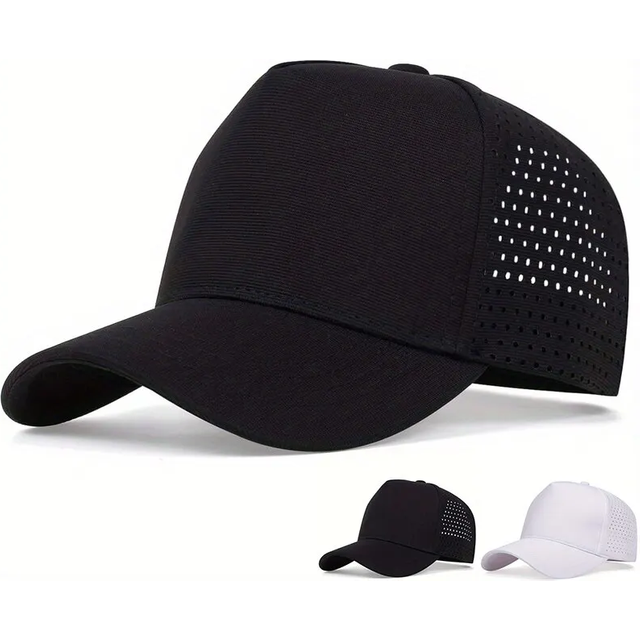 Unisex Solid Color Breathable Baseball Caps Spring and Summer Outdoor Adjustable Casual Hats Sunscreen Hat