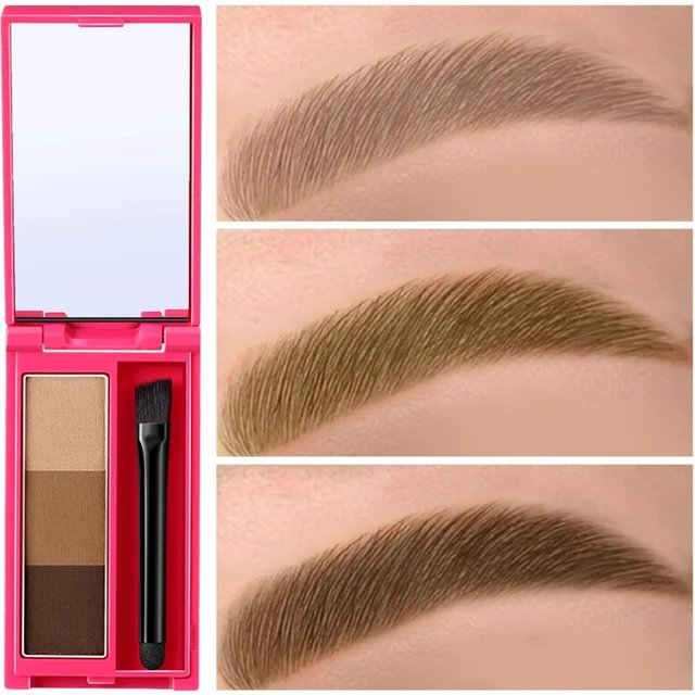 Waterproof Professional Eyebrow Powder Black Brown Coffee Lasting Eyeshadow Eye Brow Palette with Brush Eyebrow Pencli Eye Brows
