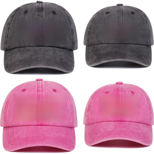 Unisex Parent Child 3D MAMA/MINI Embroidery Wash Baseball Caps Spring and Autumn Outdoor Adjustable Casual Hats Sunscreen Hat