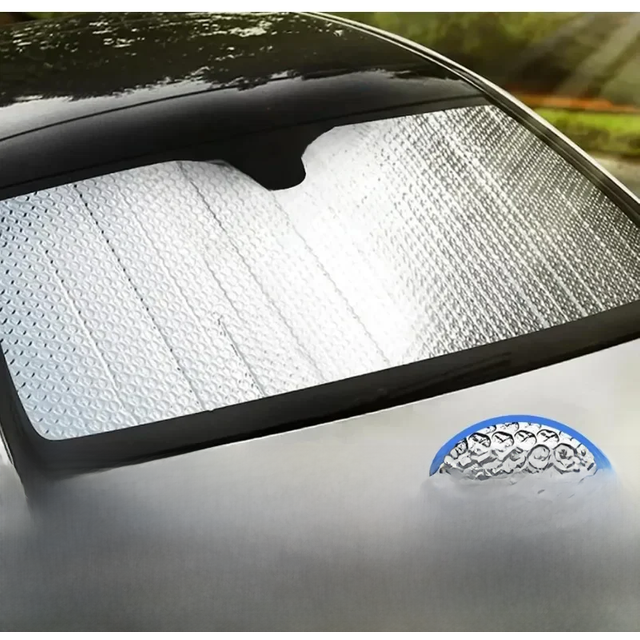 1PCS Foldable Sun Visor Reflector for Car Front Windshield Portable Breathable UV Resistant Sunscreen and Cooling