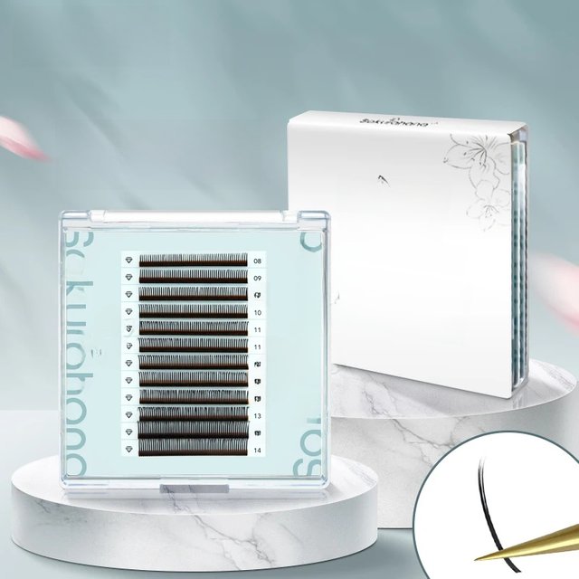 SAKURAHANA 5D Spikes Fairy Flora Lashes Easy Fan Eyelash Extension 5D Flora Individual Lashes Soft Natural Beauty Makeup Supplie