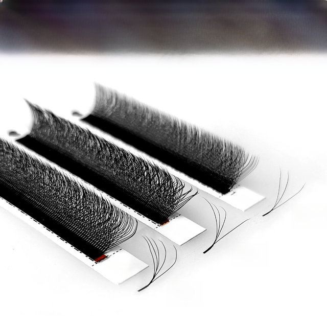 CoMango W Shape Automatic Flowering Bloom 1/3/4/5/6/8D Premade Fans Eyelash Extensions Natural Soft Light Full Dense Makeup