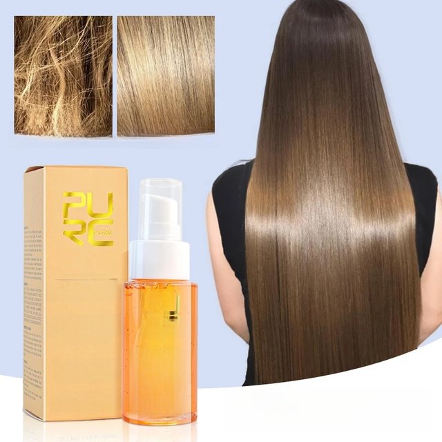 PURC Morocco Argan Oil Hair Serum Repair Damaged Hair Smoothing Hair Treatments Nourishing Anti Dandruf Hair Care Products