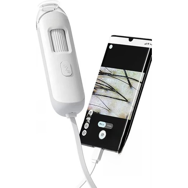New Skin Hair Scalp Detector Dermatoscope Tester Digital HD 50X /200X Skin Analyzer Machine For Scalp Diagnostic Skin Care Tools