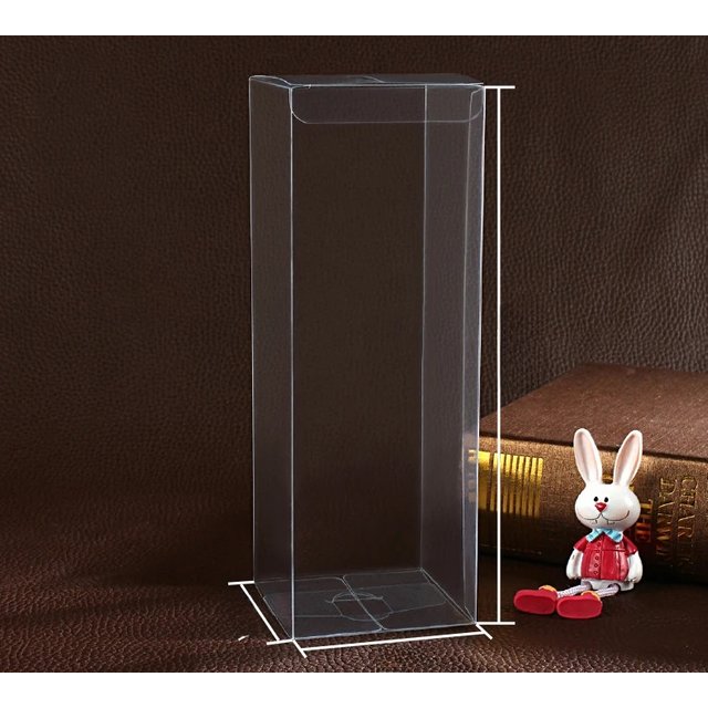 30pcs 7*7*20cm clear plastic pvc box packing boxes for gifts/chocolate/candy/cosmetic/crafts square transparent pvc Box
