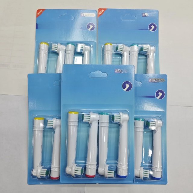 Wholesale 4/16/20/80pcs Set/lot Electric Toothbrush Head For Oral B Sensitive Replacement Brush Heads D25 D30 D32 D18 4739 3709