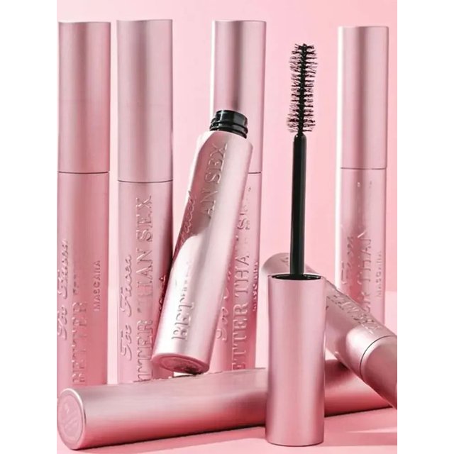Better Than Sex Mascara Make Up Big Eyes Nourish Waterproof Sweatproof Bushy Long Volume Pink Aluminum Smooth Makeup 8ml