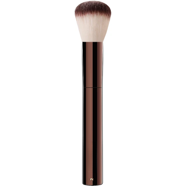 Hourglass Makeup Brush- No.2 Foundation/ Blush Brush Soft and Skin-friendly Fiber Hair Fashion Design Single Face Brush