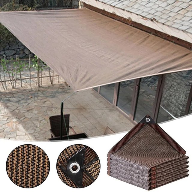 7 Colors Outdoor Garden Camping Hiking Tent Sunshade Tent Net High Density Polyethylene Gardening Sunscreen Cloth Sunscreen Net
