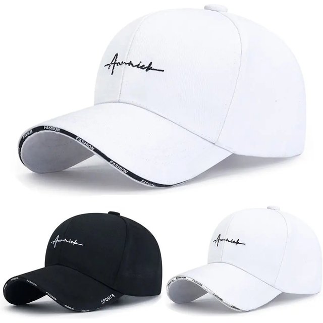 Summer Sunscreen Adjustable Sun Hats Cotton Solid Color Baseball Cap Sunscreen Hat Women