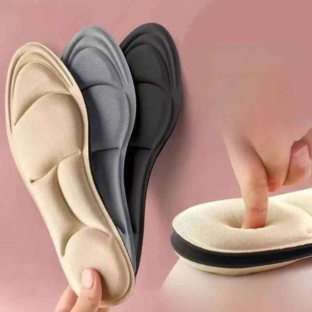 4PCS /2PCS 5D Sport Memory Foam Shoe Sole Insoles for men And Women Deodorant Breathable Cushion Running Insoles for Feet Care