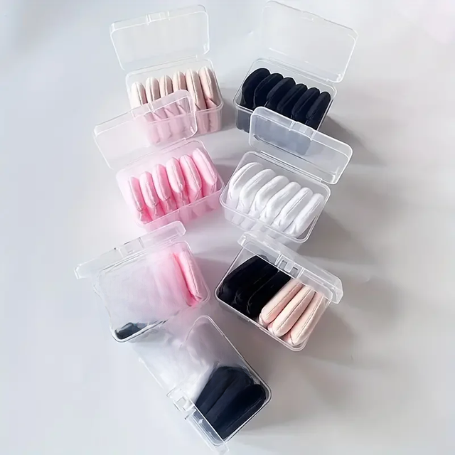 6 Pack Velvet Powder Puffs For Perfect Makeup Finish Soft And Lightweight Makeup Sponge powder puffs triangle