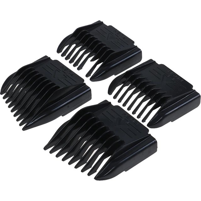 4Pcs/set Cutting Guide Comb Hairdressing Tool Set Limit Comb Hair Trimmer Shaver