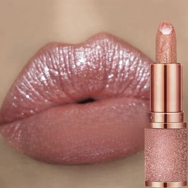 3 Colors Glitter Lipstick Temperature Color Changing Lasting Lip Velvet Lip Tint Waterproof Red Pink Sexy Cosmetics Makeup