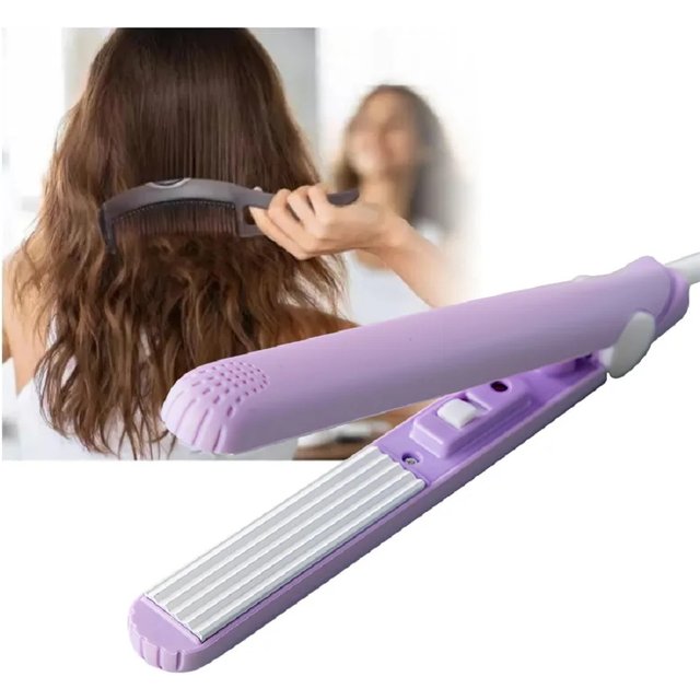 Multicolor Electric Splint With Anti-Dandruff Massage Comb Mini Hair Straightener Versatile Air Bangs Clip Curling Iron Plate