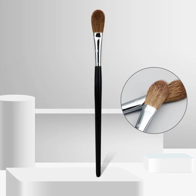 High End SEP #98 Pro Highlighting Makeup Brush Goat Hair Black Long Handle Big Eyeshadow Blender Makeup Brush