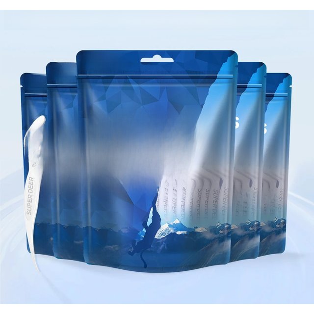 1/2/5 Bag Super Deer Disposable Dental Floss Twin line Toothpick High-tension Dental Floss Stick Dental Floss Box Oral Care
