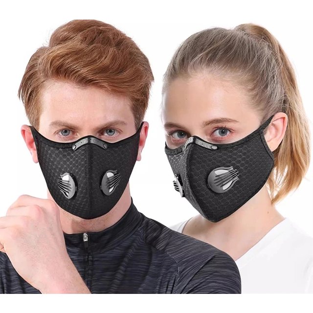Cycling Mask Sport Washable Reusable with Filter Dust Mask Cycling Face Mask for men Riding Mask Bandana Actived Carbon Filters