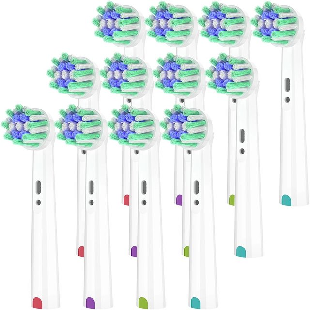 Cross Action Toothbrush Heads Compatible with Oral B Electric Toothbrush, Replacement Brush Head for OralB 1000 100 1500 500 300