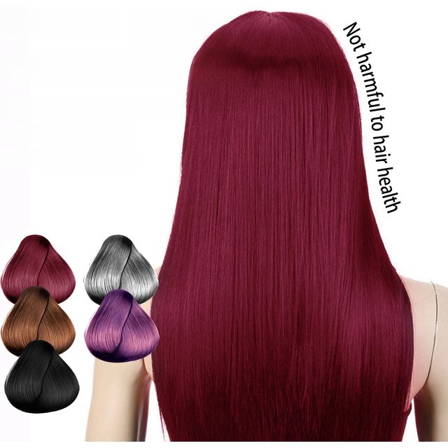 5Colors Hair Dyeing Shampoo 3in1 Rapid Hair Dyeing Repair Dry Cleaning Nourishing Hair Roots Restoration Coloring Black Shampoo