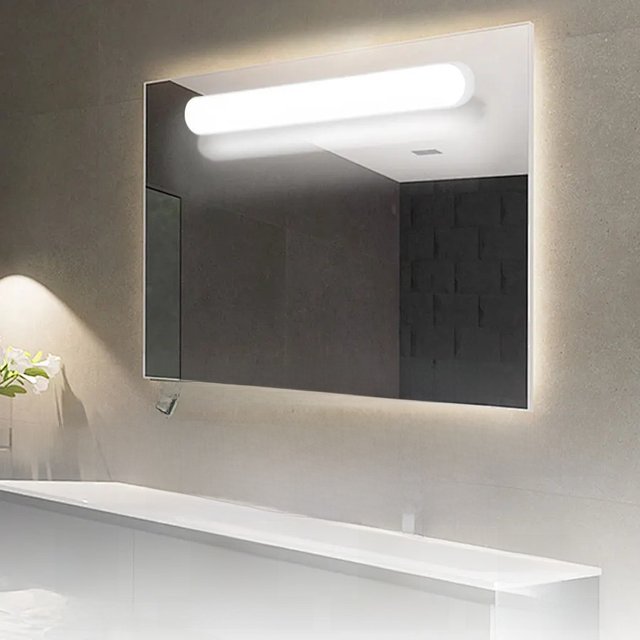 LED Mirror Front Makeup Light Rechargeable Hanging Magnetic Lamp Eye Protection Reading Lamp For Dormitory Wardrobe Closet Light
