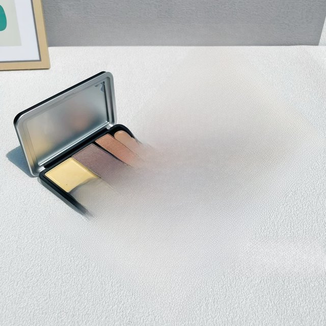 Eyeshadow DIY Makeup Box with Mirror Matte Black Empty Magnetic Cosmetics Palette Portable Glitter Blusher Makeup Dispensing Box