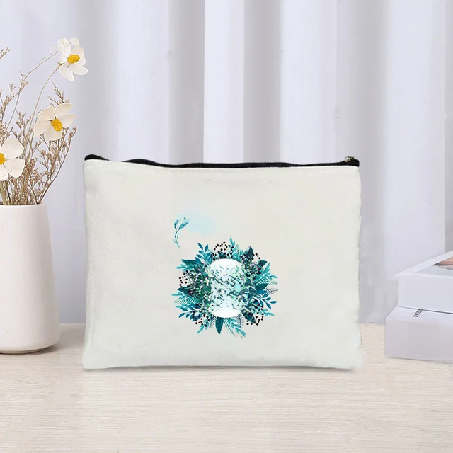 Thank You Gift Makeup Bag Ladies Cosmetic Pouch Merci Teacher Friends Gifts Trendy Travel Necessity Best Appreciate Gift for Her