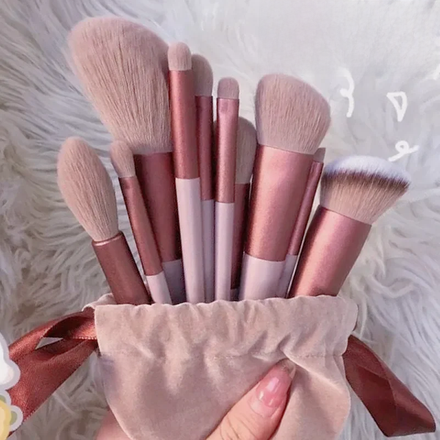 13 PCS/Lot Makeup Brushes Set Eye Shadow Foundation Women Cosmetic Powder Blush Blending Beauty Make Up Tool