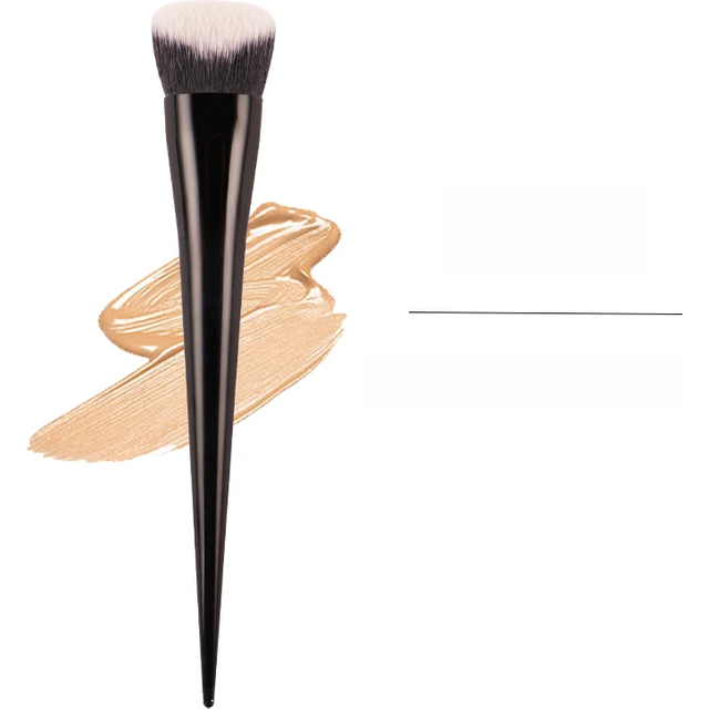 KVD Makeup Brush 10 Foundation Brush Soft Fiber Hair Elegant Black Handle Brand Makeup Brushes for Woman