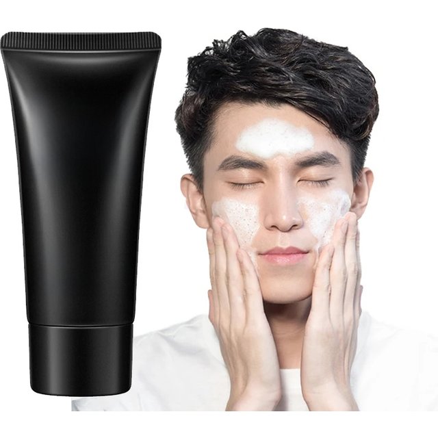 LAIKOU Men Facial Cleanser Face Wash Moisturizing Man Skin Care Oil Control Blackhead Remove Scrub Cosmetics Deep Norishing 50g