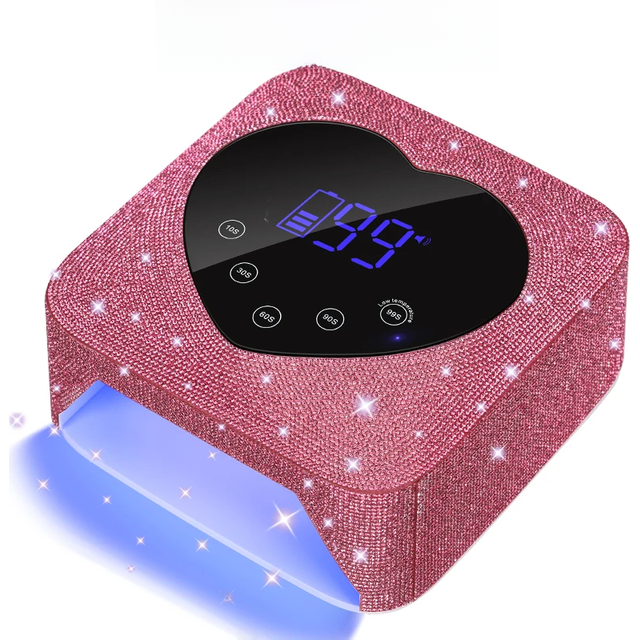 30LEDS Rechargeable Nail Lamp Professional UV LED Lamp With Diamonds 72W Gel Polish Nail Drying For Nail Polish Manicure Tools
