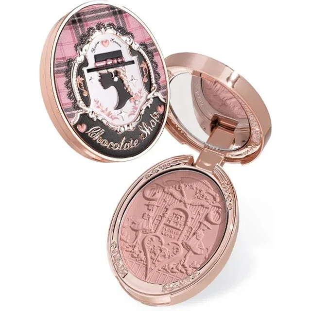 Flower Know Chocolate Shop Embossed Blush Brown Pink Blusher Powder Waterproof Long Lasting Palette De Matte Blushes