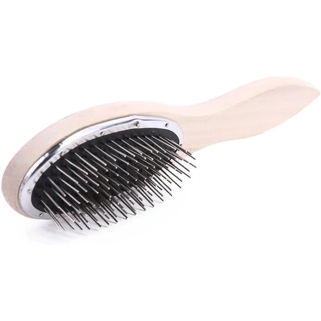 Factory Used Hair Wig Steel Comb Anti-Static Large Paddle Cushion Comb Curly Hair Detangle Hair Brush Professional Hair Tools