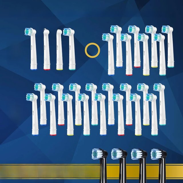 Toothbrush Head Compatible with Oral B Braun Electric Toothbrush 4-16Pcs/Set Precision Replacement Brush Heads For Smart Genius