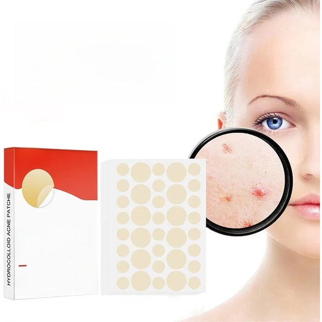 144pcs/set Face High-end Skin Care Pimple Acne Patches Professional Healing Absorbing Spot Sticker Covering for Covering Acne