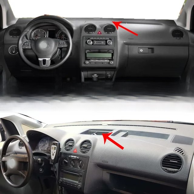 For VW Volkswagen Caddy III 2KB 2004-2010 Dashmat Dashboard Cover Instrument Panel Sunscreen Pad Anti-Dirt Proof Dash Mat