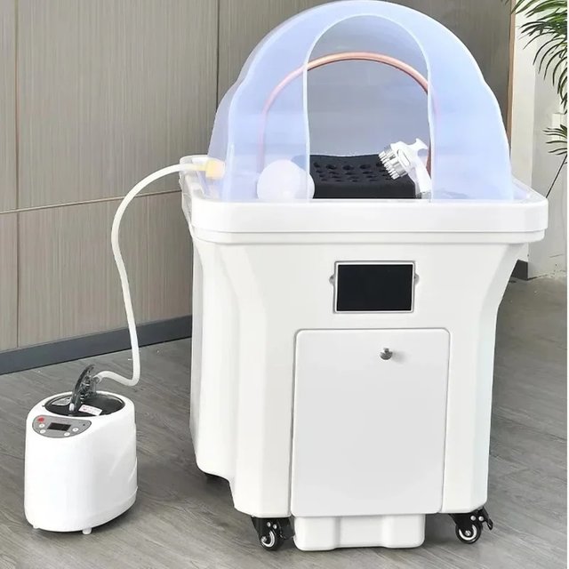 New Mobile Head Therapy Device Storage Tank SPA Automatic Water Cycle Constant Temperature Hair Shampoo Sink Salon Furniture