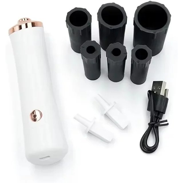 With 2pcs Connector 6pcs Glue Cover Die Electric Eyelash Glue Shaker for Nail Polish Tattoo Ink Pigment Liquid Shaking Machine