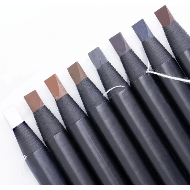 1PCS Eyebrow Pencil Waterproof Microblading Eyebrow Pen Tattoo Eyebrows Makeup 5 Colors Natural Long Lasting Eye Brow Pencil