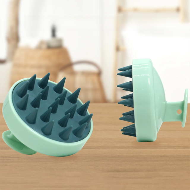 Silicone Shampoo Brush Head Scalp Massage Comb Body Massage Brush Bath Shower Brush Hair Washing Combs Salon Hairdressing Tools