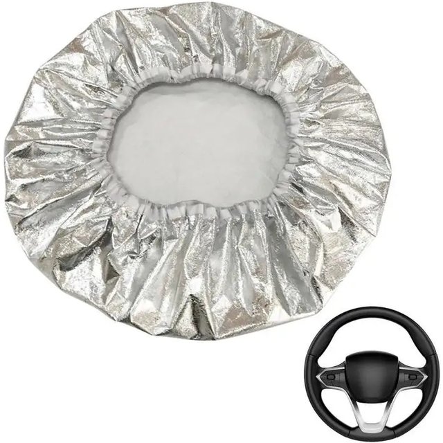 Universal Car Sun Shade Cover Steering Wheel Sun Block Steering Wheel Sunshade Resist UV Heat Insulation Sunscreen Insulation