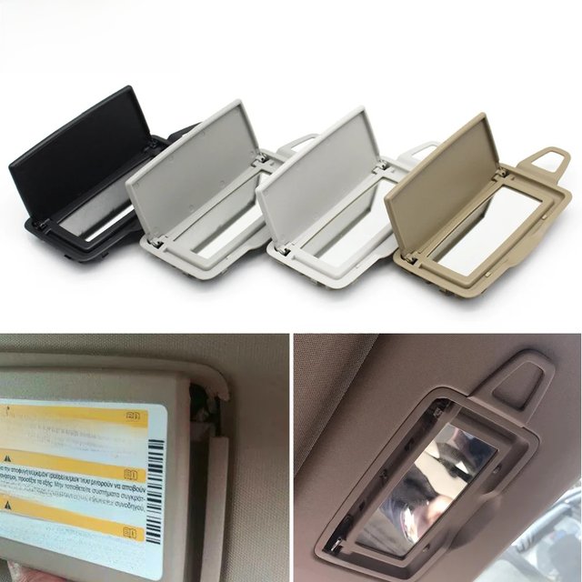 Car Sun Shade Visor Makeup Cosmetic Mirror Cover For Benz A B S C E GLC GLA Class W176 W246 W222 W205 W213 W238 W253 W156 W117