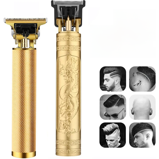 Men's T9 Carving Hair Trimmer Mini Electric Hair Clipper Beard Trimer Barber Cordless Hair Cutting Machine Haircut Edge Razor