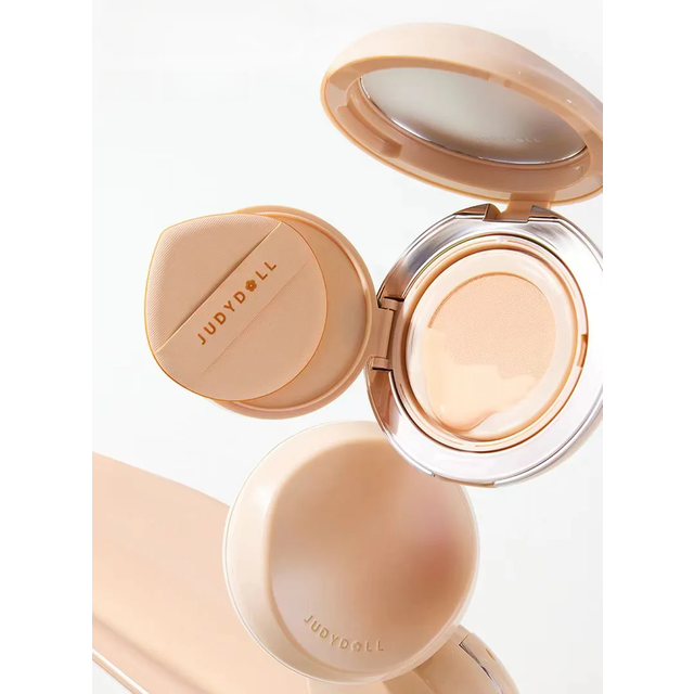 Judydoll Concealer Air Cushion Moisturizing Makeup 24 Hours Natural Clarity Long Lasting Moisturizing Face Foundation Cosmetics