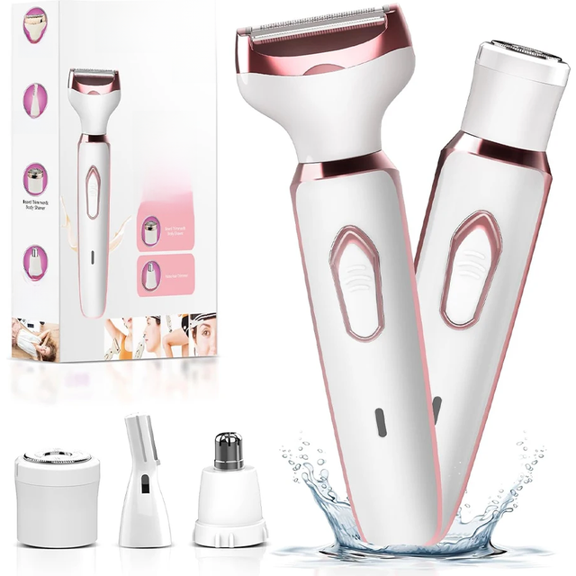 Electric Razor for women Body Leg Bikini Hair Trimmer Painless Face Mustache Shaver Underarm Hair Removal Portable Epilator Tool